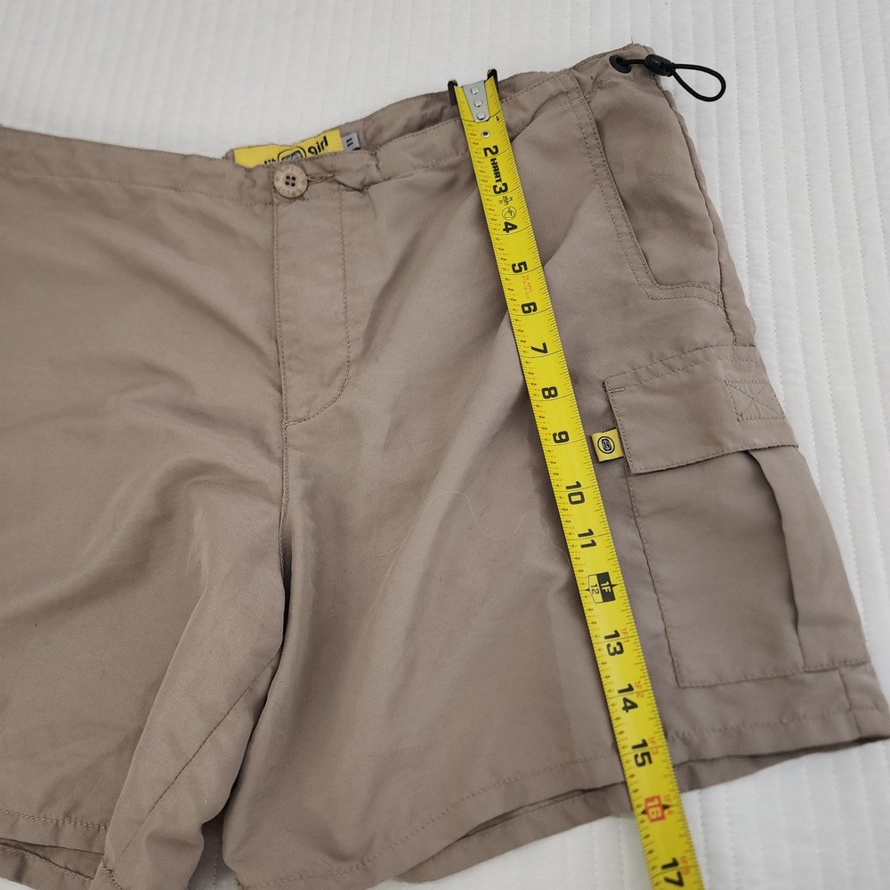 Split Girl Women's Cargo Shorts Khaki Drawstring Waist Size M - Picture 5 of 7